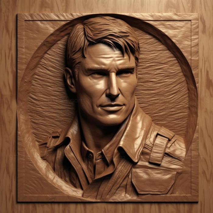 Famous (Tom Cruise 1, 3DFMS_8256) 3D models for cnc